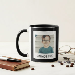 Taza Custom Photo Mug Vintage Photo And Custom Year 