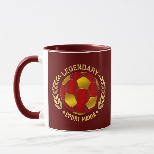 Taza Custom  Soccer  Logo For Men (Izquierda)