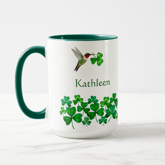 Taza Custom St. Patrick's Hummingbird (Izquierda)