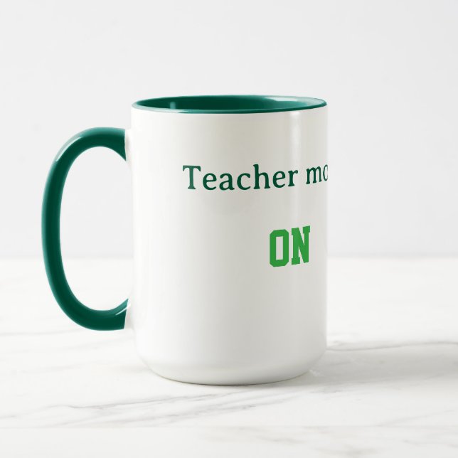 Taza Custom Teacher Gift Mug  (Izquierda)