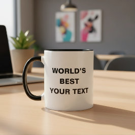 Taza Custom World's Best Personalized Coffee 