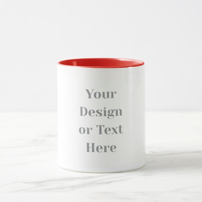 Taza Customizable Your Design or Text Here Personalized (Centro)