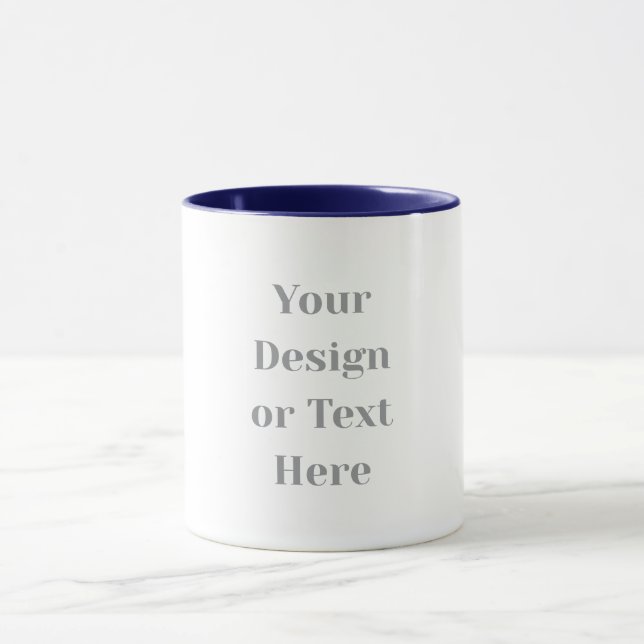 Taza Customizable Your Design or Text Here Personalized (Centro)
