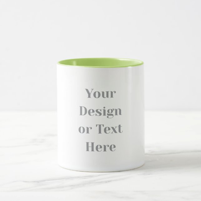 Taza Customizable Your Design or Text Here Personalized (Centro)
