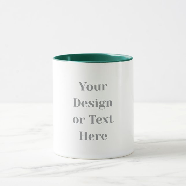 Taza Customizable Your Design or Text Here Personalized (Centro)