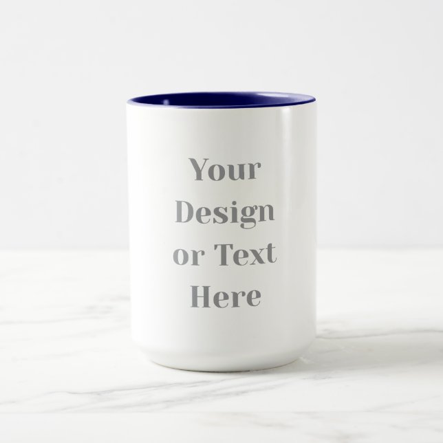 Taza Customizable Your Design or Text Here Personalized (Centro)