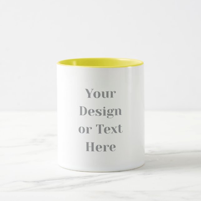 Taza Customizable Your Design or Text Here Personalized (Centro)