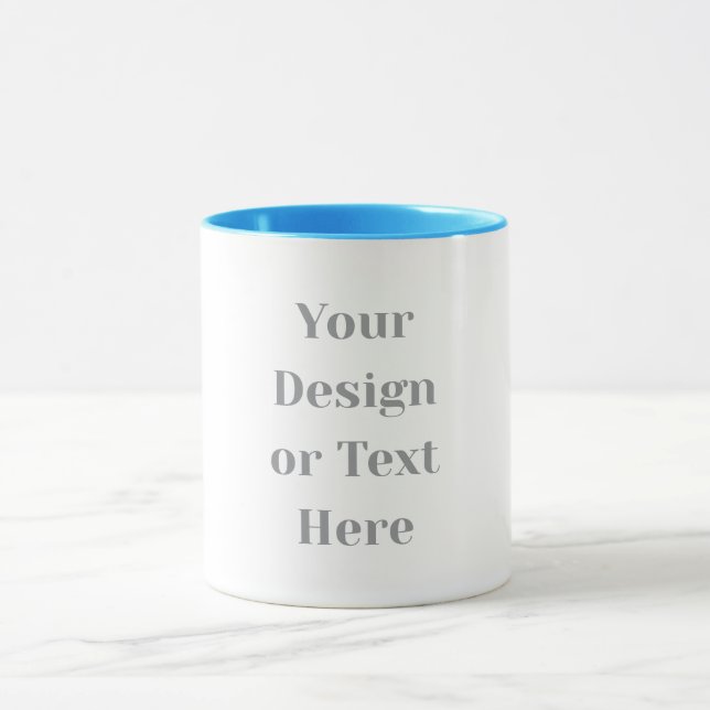 Taza Customizable Your Design or Text Here Personalized (Centro)