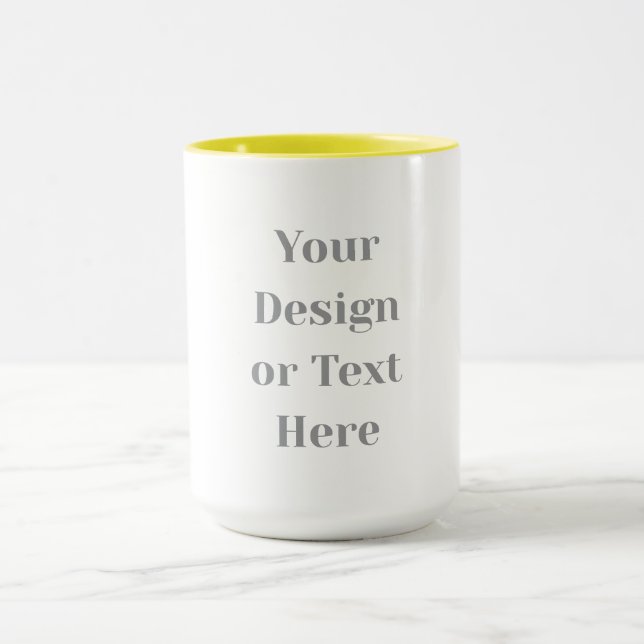 Taza Customizable Your Design or Text Here Personalized (Centro)