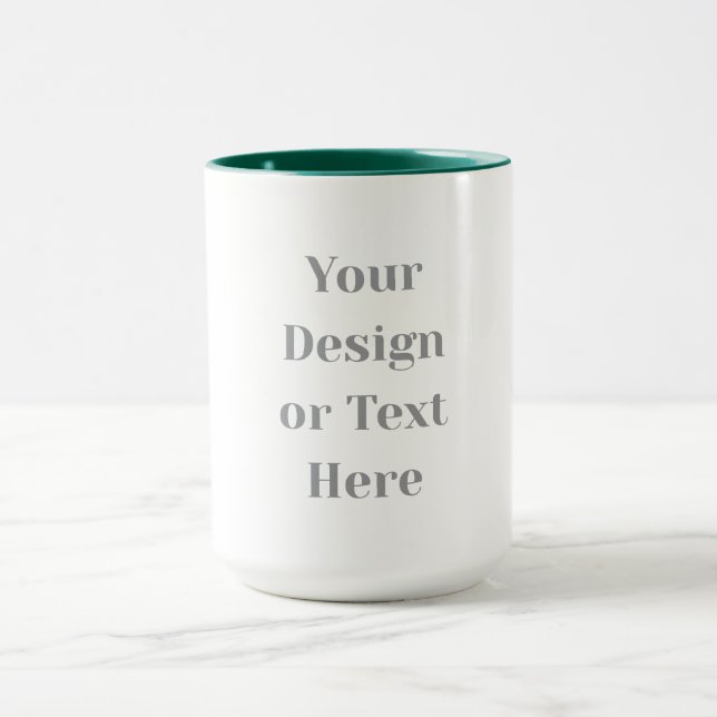 Taza Customizable Your Design or Text Here Personalized (Centro)