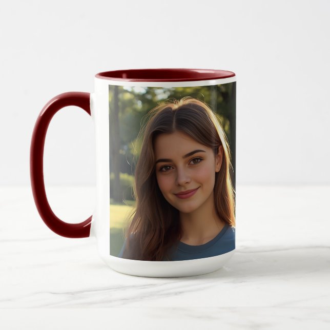 Taza Customized with two photos (Izquierda)