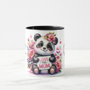 Taza Cuta cita/Panda del Día de la Madre personalizada