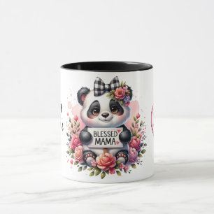 Taza Cuta cita/Panda del Día de la Madre personalizada