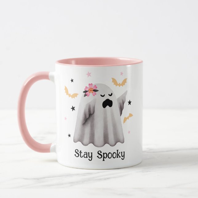 Taza Cuta estancia fantasma Spooky Halloween (Izquierda)