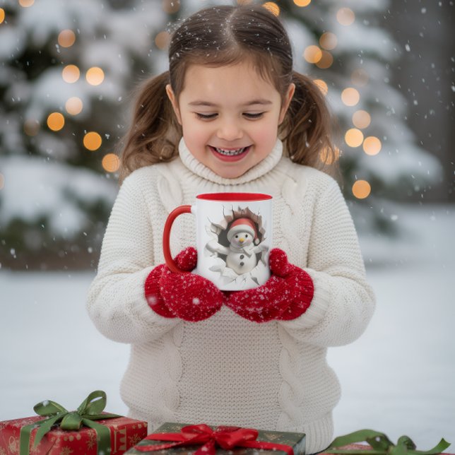 Taza Cute 3D Snowman Mug (Subido por el creador)