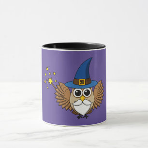 Taza Cute a Merlin el Personalizado Lechuza Mago