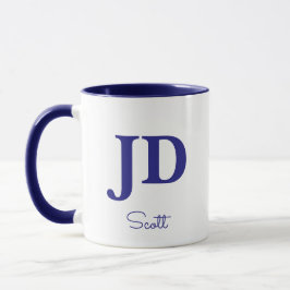 Taza Cute Abogado JD Graduación Nombre Personalizado Co