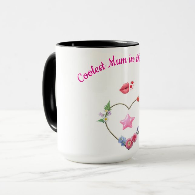 Taza Cute and Simple Mom's (Anverso izquierdo)