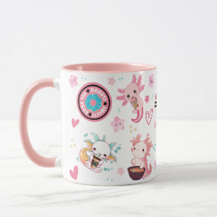 Taza Cute Axolotl Café mug