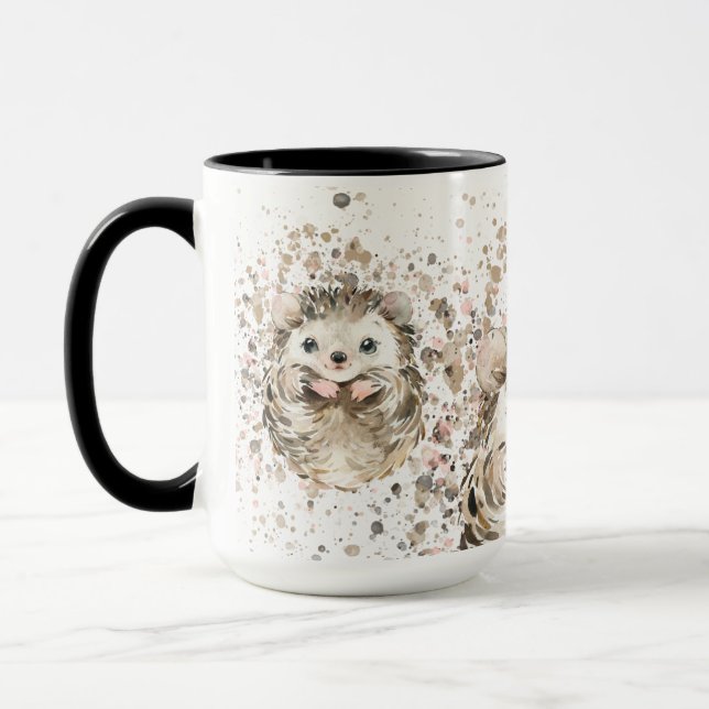 Taza Cute Baby Hedgehog  (Izquierda)