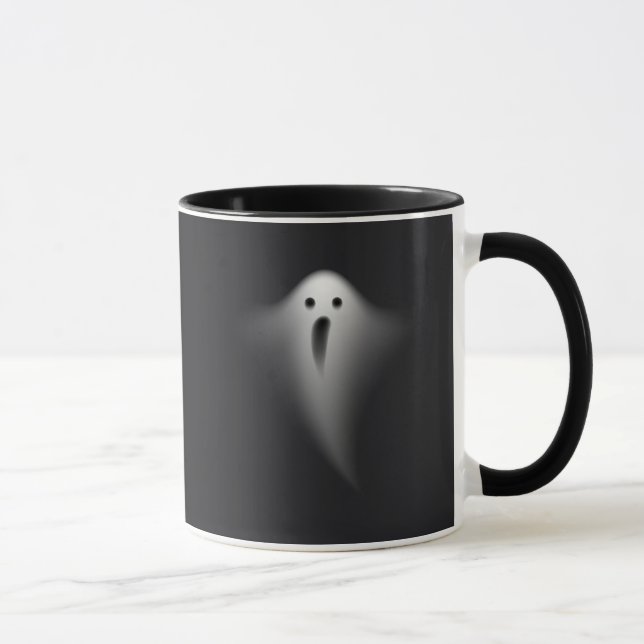 Taza Cute Black Ghost (Derecha)
