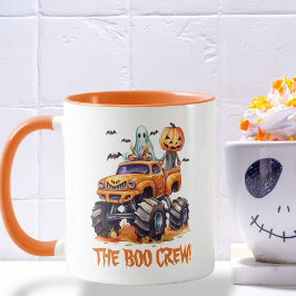 Taza Cute Boo Crew Cute Funny Calabaza Halloween