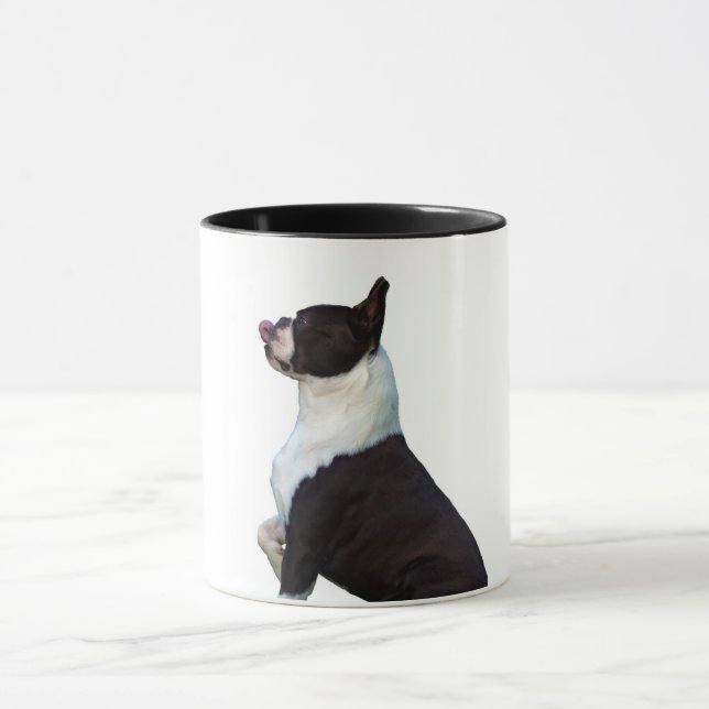 Taza Cute Boston Terrier Mug (Centro)
