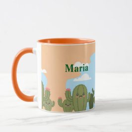 Taza Cute Cacti Blue Sky Mug
