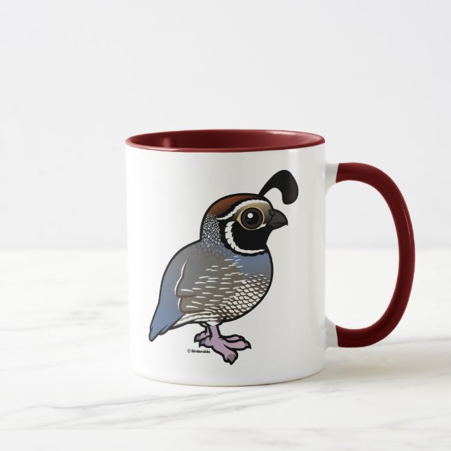 Taza Cute California Quail (Derecha)