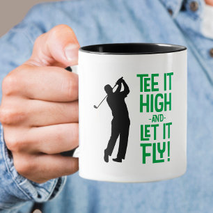 Taza Cute Camiseta de Golf para Hombres Humor Divertido