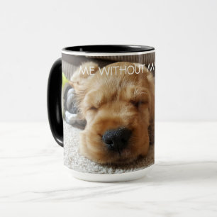 Taza Cute Cocker Spaniel Napping Personalizado