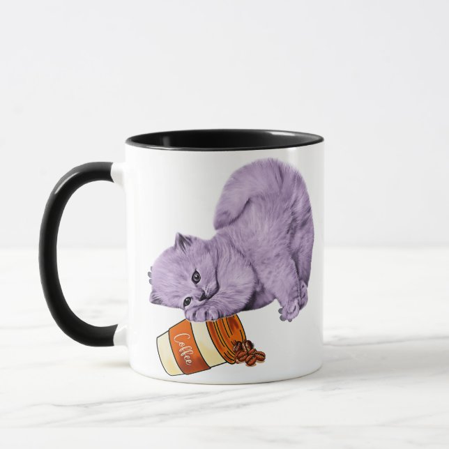 TAZA CUTE COFFEE CAT MUG (Izquierda)