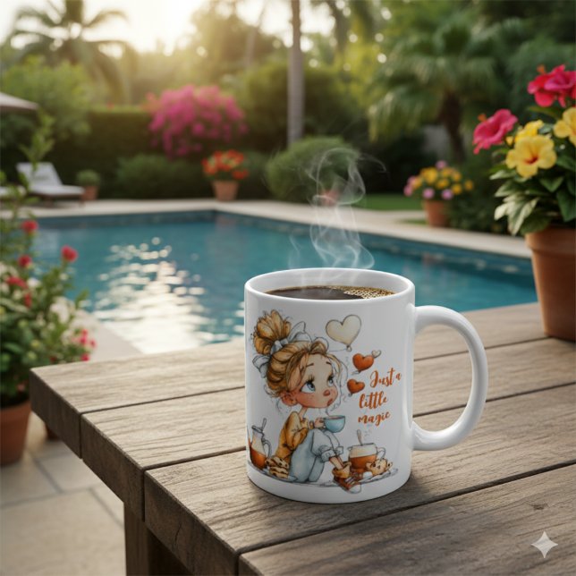 Taza Cute Coffee Lover Mug | Cozy Girl Design (Subido por el creador)