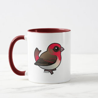 Taza Cute Common Rosefinch