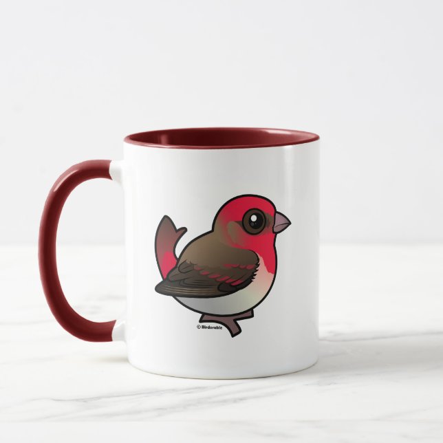 Taza Cute Common Rosefinch (Izquierda)