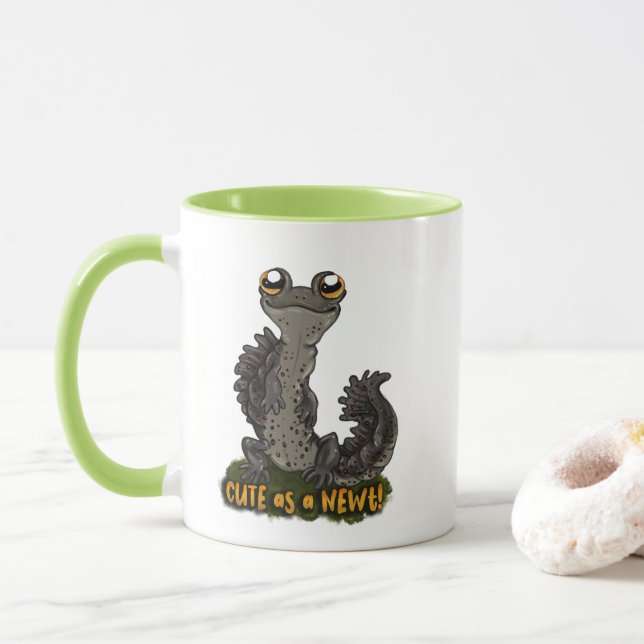 Taza ¡Cute como un Newt! (Con donut)