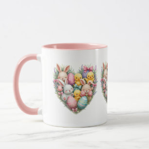 Taza Cute conejillos de Semana Santa y chicles Pastel C