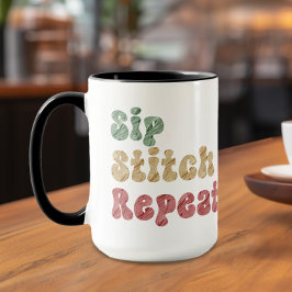 Taza Cute Crafter Crochet Knitus Scoser