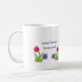 Taza Cute Easter Bunnies Nombre Personalizado Regalo de