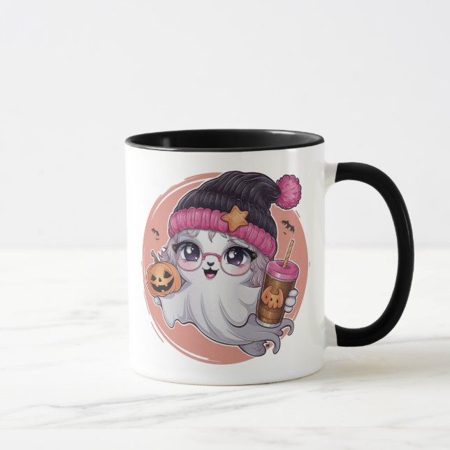 Taza Cute fantasma Halloween Mugs (Derecha)