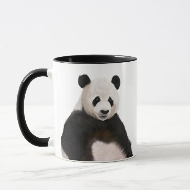 Taza Cute Fluffy Panda Bear (Izquierda)