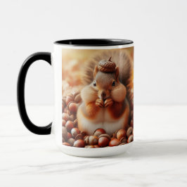 Taza Cute Fluffy Squirrel