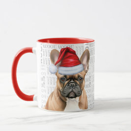 Taza Cute French Bulldog Lover Christmas Holiday