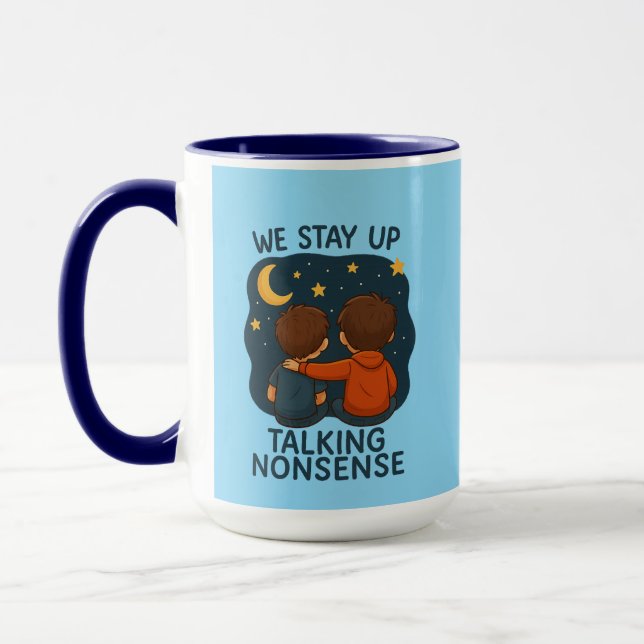Taza Cute Friendship Night Sky Combo Mug (Izquierda)