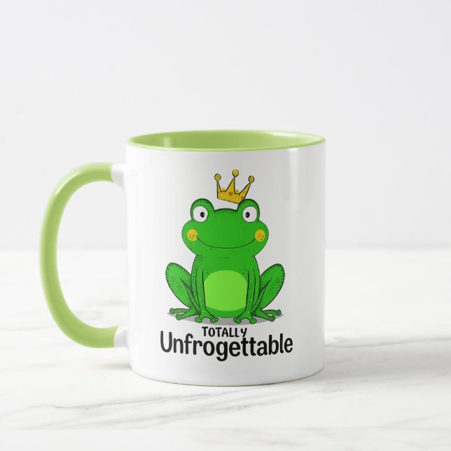 Taza Cute Frog Prince with a Crown (Izquierda)