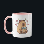 Taza Cute Girls Capybara Ramen Kawaii Tea Kawaii Capy<br><div class="desc">Cute Girls Capybara Ramen Kawaii Tea Kawaii Capy Lover Kids</div>