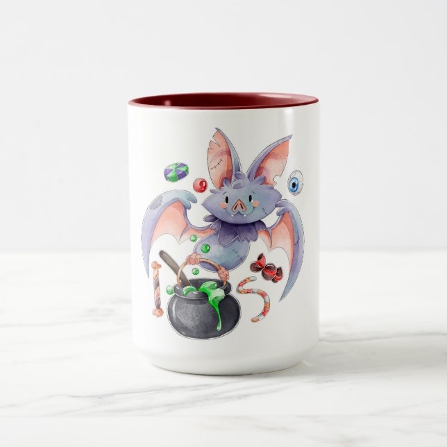 Taza Cute Halloween Bat Mug (Centro)