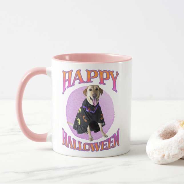 Taza Cute Halloween Labrador Mug (Con donut)