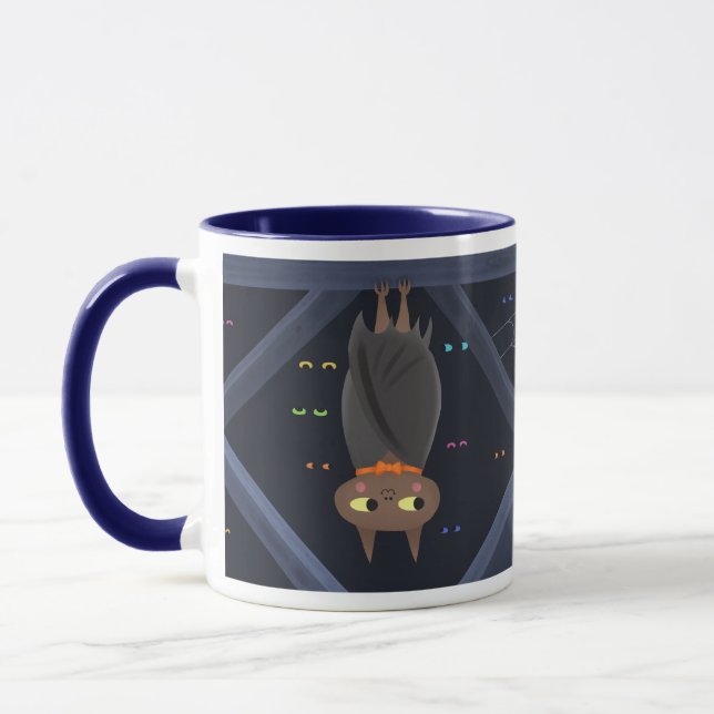 Taza Cute Halloween Vampiro Bat (Izquierda)
