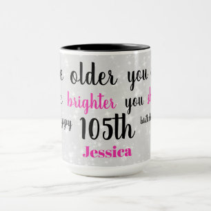Taza Cute Happy 105 cumpleaños